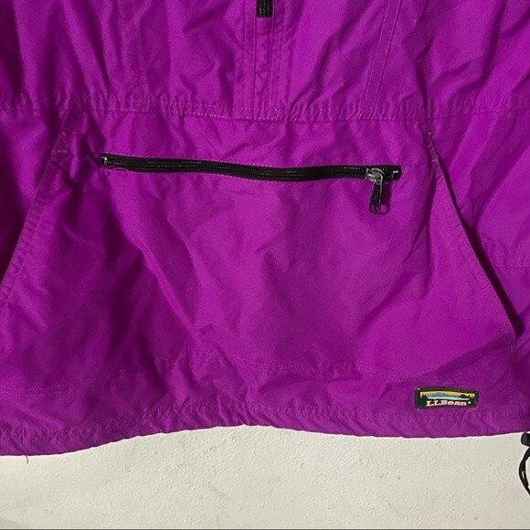 L.L. Bean Anorak Jacket vintage womens purple medium - Picture 3 of 11